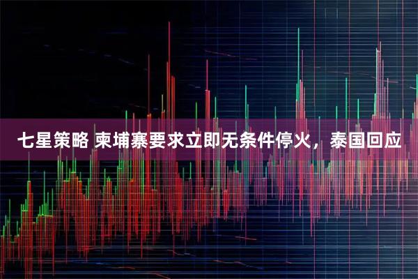 七星策略 柬埔寨要求立即无条件停火，泰国回应
